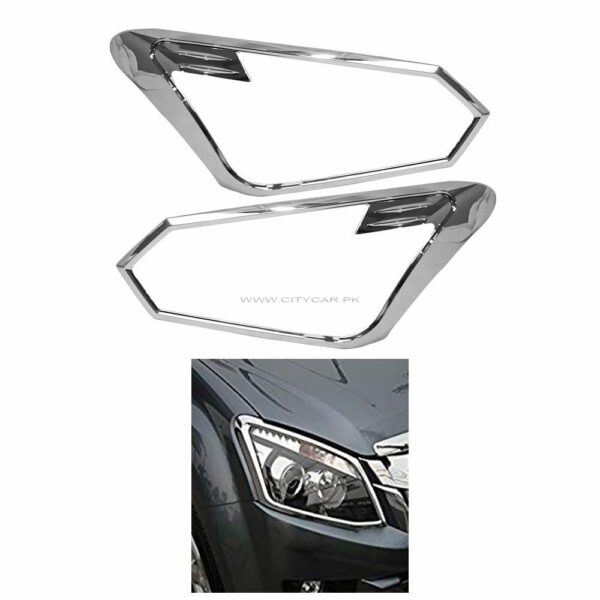 Isuzu D max Head Light & Back Light Trim (Chrome)