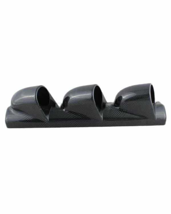 3 Hole Carbon Fiber Triple Gauge Holder