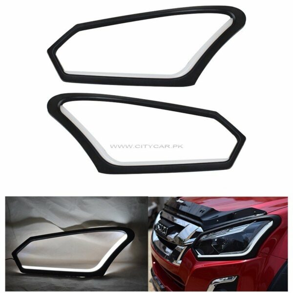 Isuzu D max Head Light & Back Light Trim (Black)