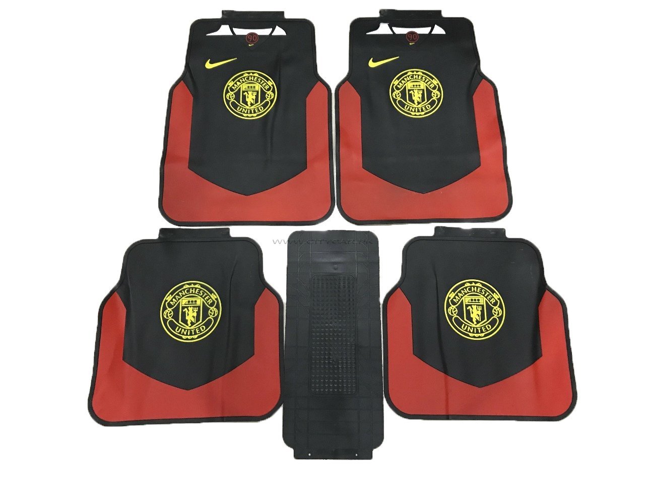 Universal manchester Black Red PVC Floor Mat | Rubber Floor Mats | Car Mats | Vehicle Mats | Foot Mat For Car