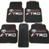 Universal trd Black Red PVC Floor Mat | Rubber Floor Mats | Car Mats | Vehicle Mats | Foot Mat For Car