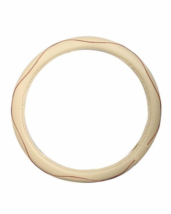 Beige Steering Cover with Brown Lining - 2009