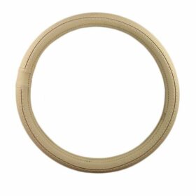 Car Steering Cover - Beige