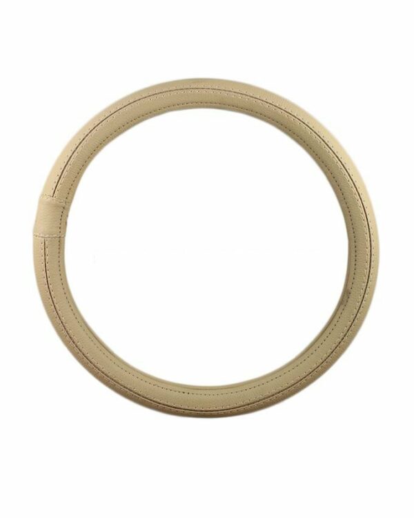 Car Steering Cover - Beige