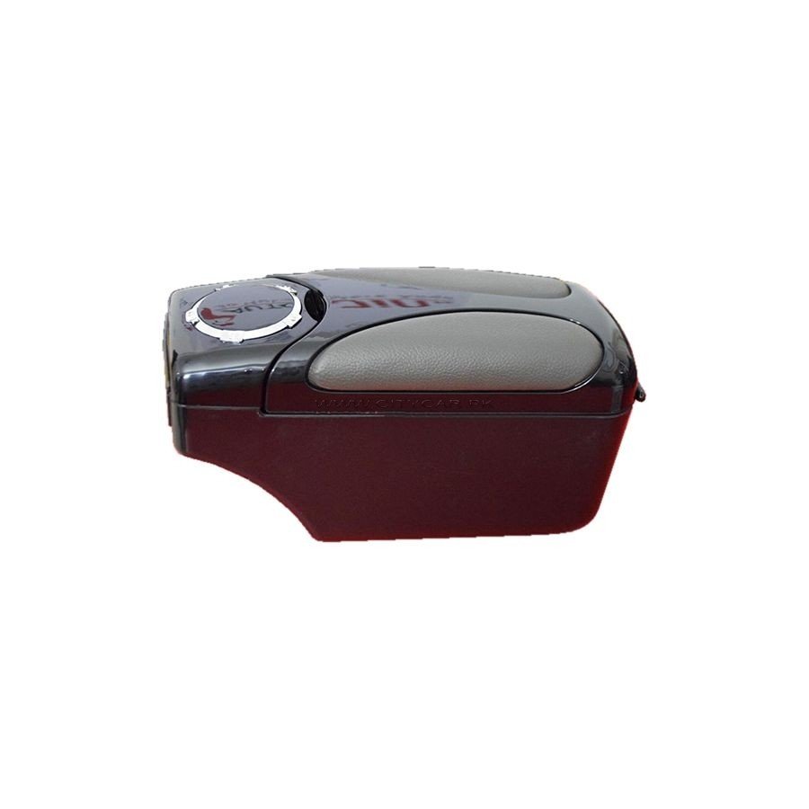 Dual Console Box Arm Rest Grey and Black