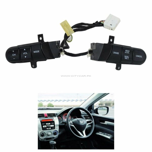 Steering Multimedia Honda City 2009-2019 (With Spiral Cable)