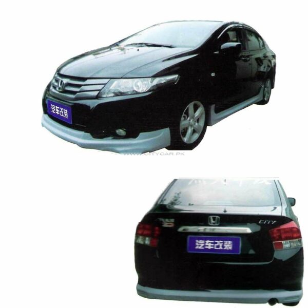 Honda City Small Body Kit B Style 4 Pcs Plastic PP - Model 2008-2013