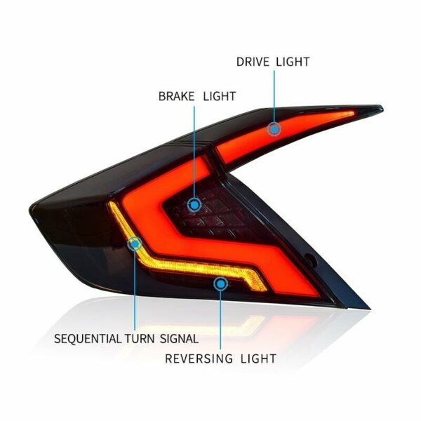 Sequential tail Lamp Honda Civic Model 2016-2019