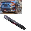 Honda Civic Bumper Diffuser Single Exhaust with LED – Model 2016-2019