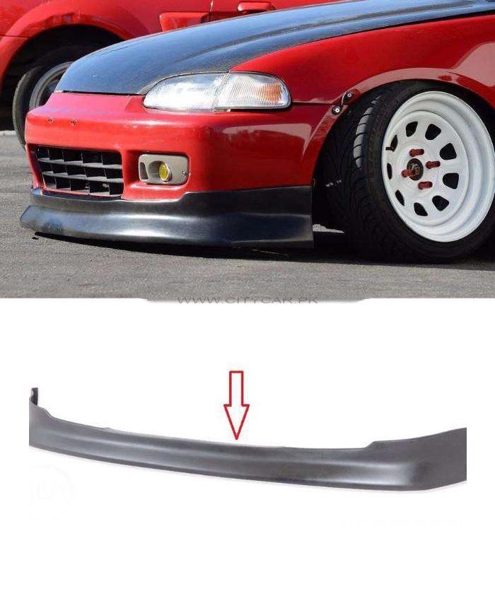 Honda Civic CS Style Unpainted Front Bumper Lip Model 1996 - 1998