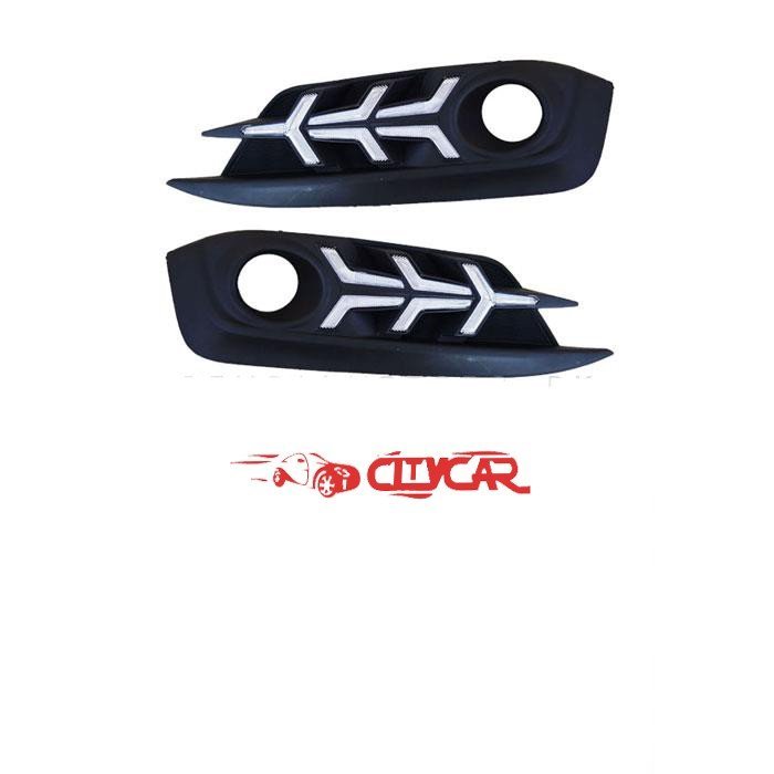 Honda Civic Fog Lamps DRL Cover V3 Arrow Style version 2 - Model 2016-2019