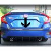Honda Civic JDM Dual Exhaust Diffuser- Model 2016-2019
