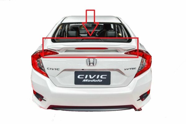 Honda Civic Modulo LED Spoiler - Model 2016-2019
