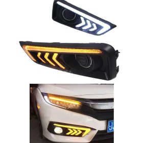 Honda Civic Mustang Audi Style DRL Cover - Model 2016-2019