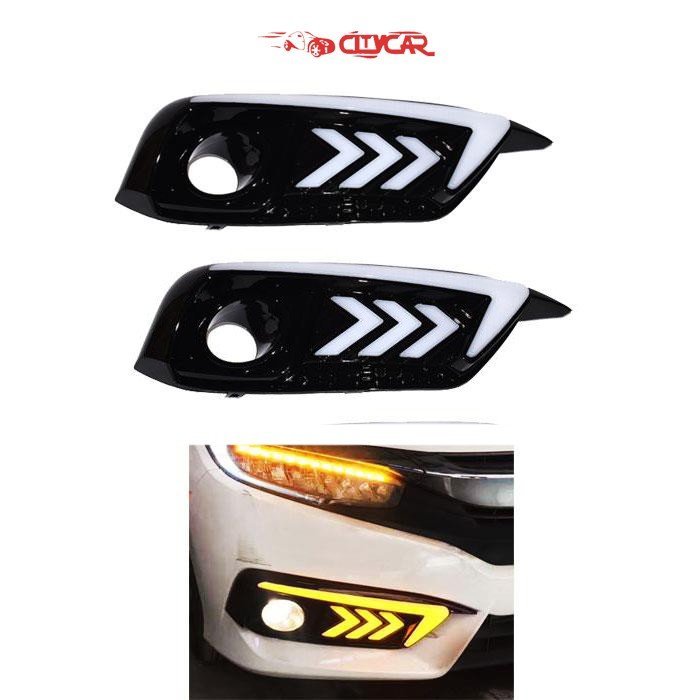 Honda Civic Sequential Running Mustang Audi Style DRL Cover - Model 2016-2019
