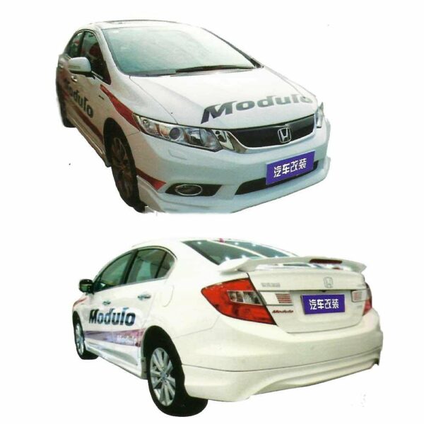 Honda Civic Small Body Kit 4 Pcs Plastic PP - Model 2012-2015