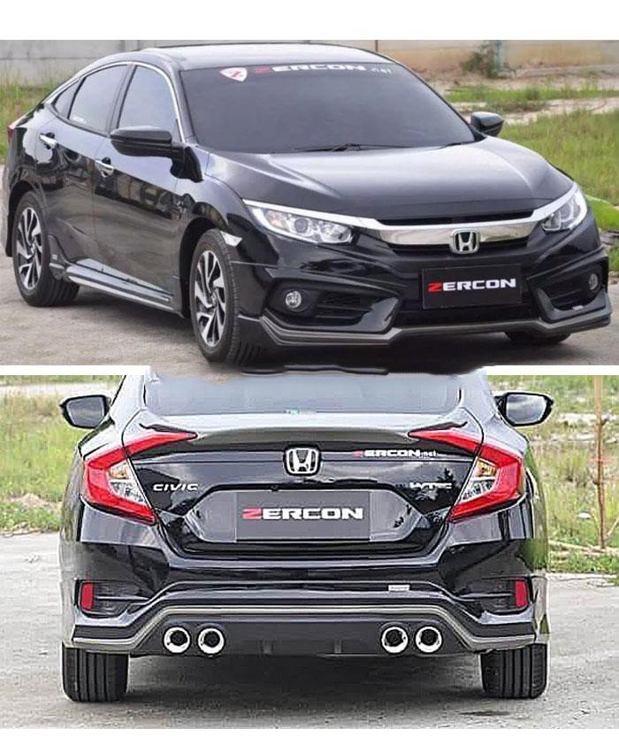 Honda Civic V1 Style Body Kit Thailand Painted - Model 2016-2019
