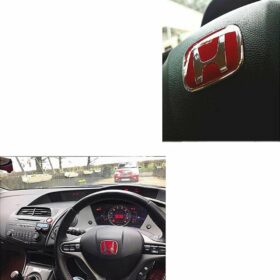 MUGEN Honda Red Steering Logo