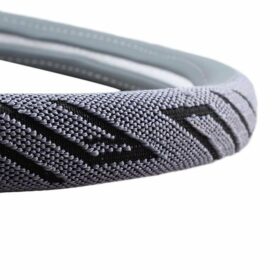 New Embossed Grey Steering Cover