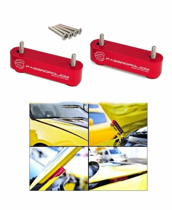 Password JDM Hood Spacer - Red