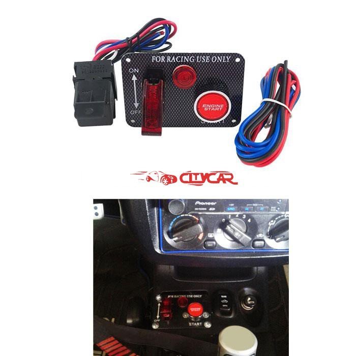 Racing Engine Push Start Button