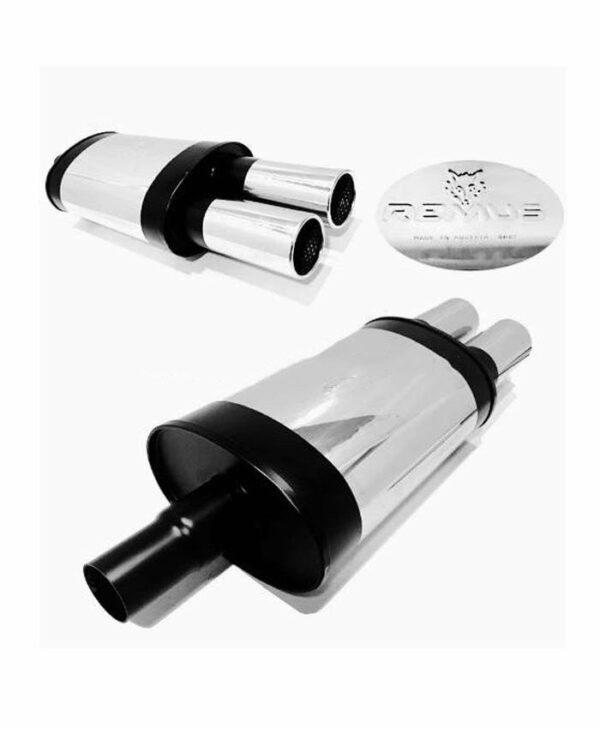 Remus Electroplated Chrome Double Exhaust