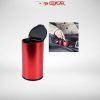 Portable Car Ashtray Round Red