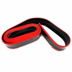 Rubber Lip Carbon Fiber Black with Red Tip