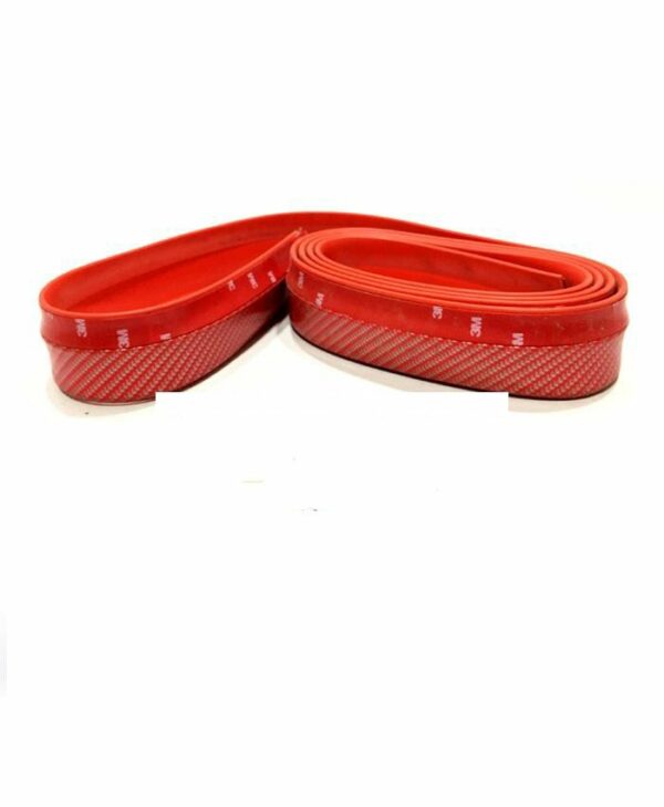 Rubber Lip Carbon Fiber Red