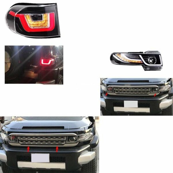 Toyota Fj Cruiser Conversion Grill Headlight Back light - Model 2006-2017