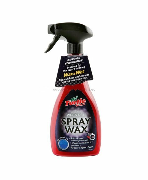 Turtle Wax Wet and Dry Spray Wax - 500ml