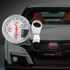Type-R 5 Inch Rpm Tachometer For Water Temp Oil Temp And Oil Pressure 4 In 1