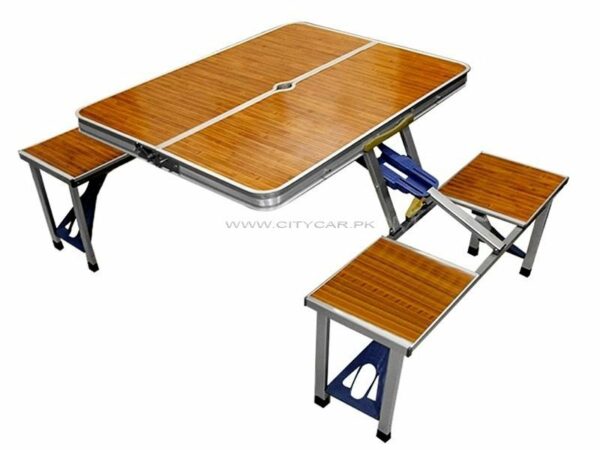 Portable Picnic Travel Table and Chair Wooden