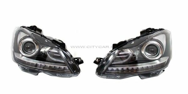 Mercedes Benz W204 Facelift C63 Full Conversion Body Kit C Class sedan 07-14 - Image 9