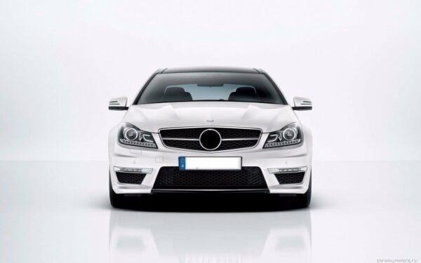 Mercedes Benz W204 Facelift C63 Full Conversion Body Kit C Class sedan 07-14 - Image 5