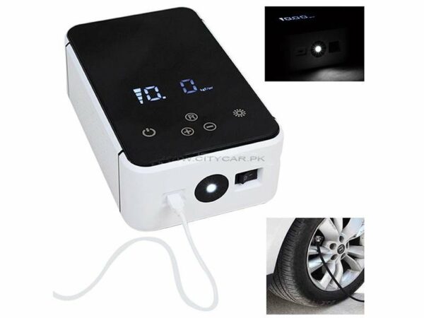 SOGO 12V Digital Touch Controlled Portable Car Air Compressor