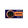 Sony CR 2016 battery cell for Car Key